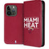 NBA Miami Heat Standard - Red iPhone 15 Pro Folio Case